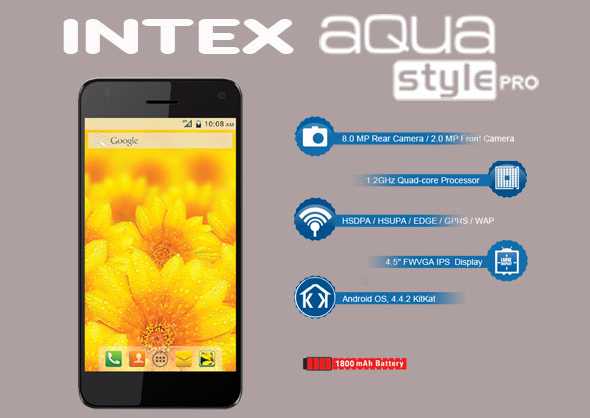 Intex Aqua Style Pro Intex Aqua Style Pro