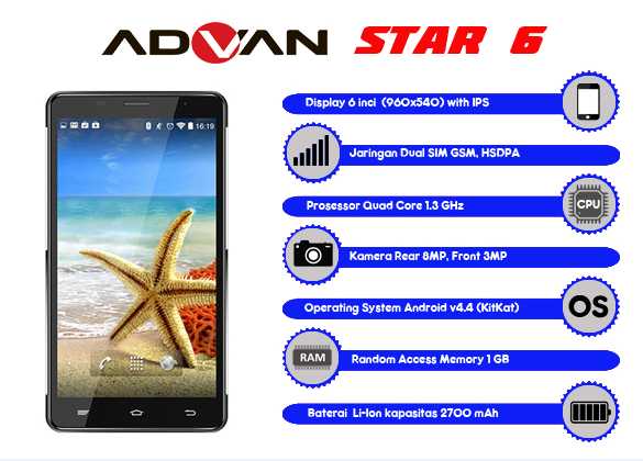 Gambar Advan Star 6 Advan Star 6